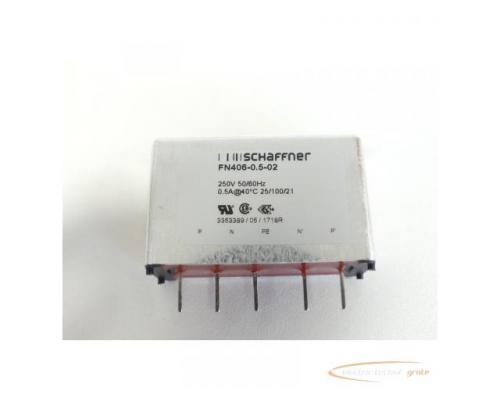 Schaffner FN406-0.5-2 Spannungsversorgungsleitungsfilter 250V - ungebraucht! - - Bild 6