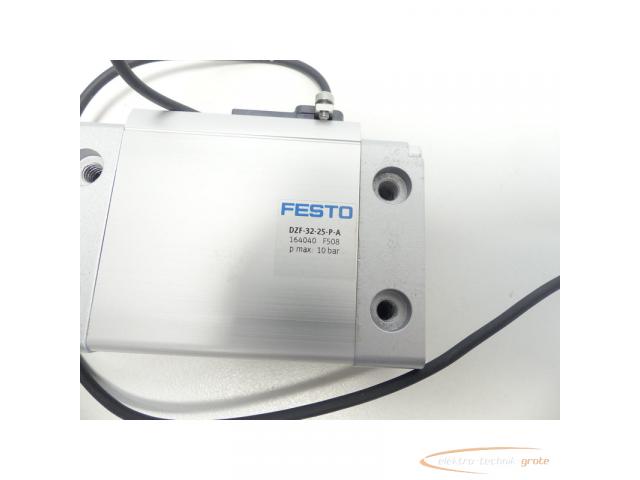 Festo DZF-32-25-P-A Flach-Zylinder + 2x Balluff BMF 305k-PS-C-2-... Sensoren - 4