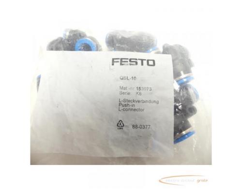 Festo QSL-10 L-Steck-verbindung 153073 VPE = 10 Stück > ungebraucht! - Bild 2