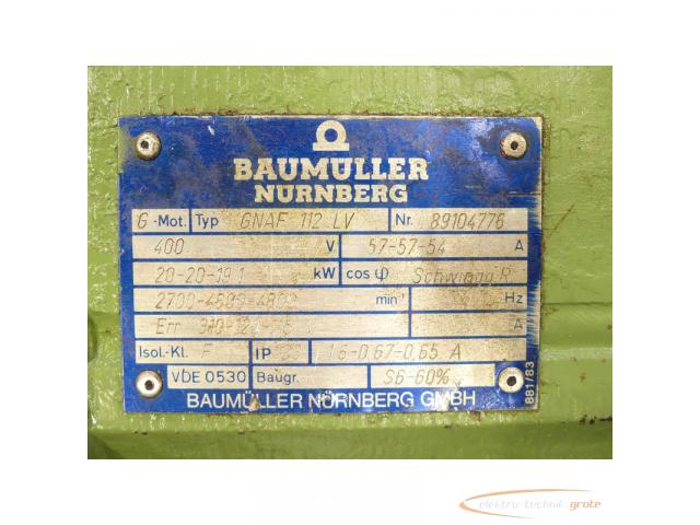 Baumüller GNAF 112 LV Gleichstrom - Motor SN:89104776 - 6