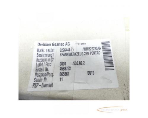 Oerlikon Geartec Spann-Werkzeug WMB20233 A / A Nr.11 > ungebraucht! - Bild 4