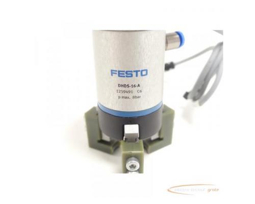 Festo DHDS-16-A Dreipunktgreifer 1259491 inkl. 3 Kunststoff-Spannbacken - Bild 5