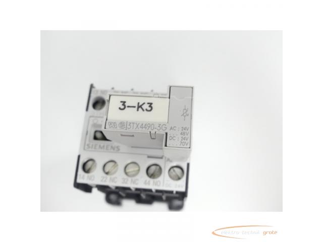 Siemens 3TH2022-0BB4 Hilfschütz 2NO+2NC + 3TX4490-3G Gleichrichter - 3