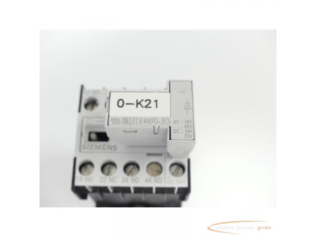 Siemens 3TH2031-0BB4 Hilfschütz 3NO+1NC + 3TX4490-3G Gleichrichter - 3