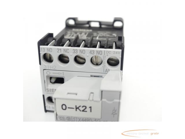 Siemens 3TH2031-0BB4 Hilfschütz 3NO+1NC + 3TX4490-3G Gleichrichter - 4