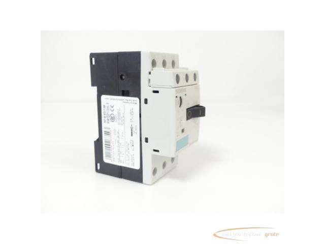 Siemens 3RV1011-1CA10 Leistungsschalter max 2,5A + 3RV1901-1D Hilfsschalter - 4