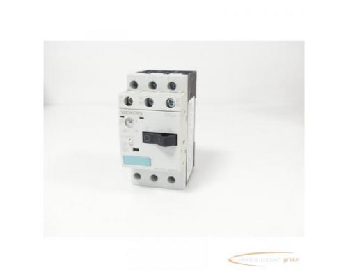 Siemens 3RV1011-0HA10 Leistungsschalter max 0,8A + 3RV1901-1D Hilfsschalter - Bild 1