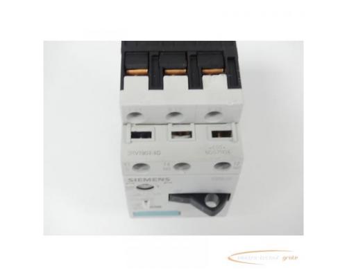 Siemens 3RV1011-0HA10 Leistungsschalter max 0,8A + 3RV1901-1D Hilfsschalter - Bild 3