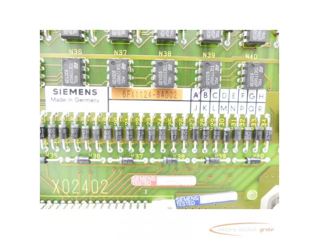 Siemens 6FX1124-6AD02 / GE.548.246.0003.10 Steuerungsplatine - 3