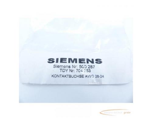 Siemens AWG 28-24 Nr 500 287 Kontaktbuchse 75 Stk > ungebraucht! - Bild 5