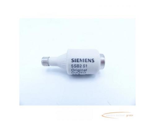 Siemens 5SB2 51 10A Sicherungseinsatz VPE 5 Stk > ungebraucht! - Bild 2