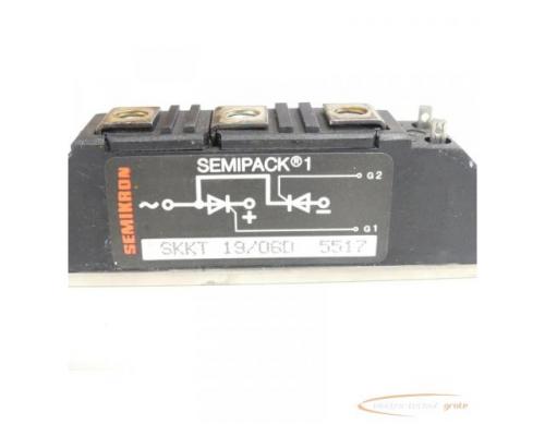 Semikron Semipack 1 SKKT 19/06D 5517 Thyristor Modul - Bild 2