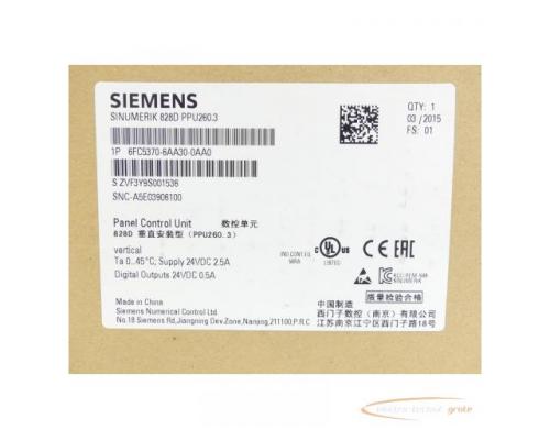 Siemens 6FC5370-6AA30-0AA0 SN:ZVF3Y9S001536 - ungebraucht! - - Bild 4
