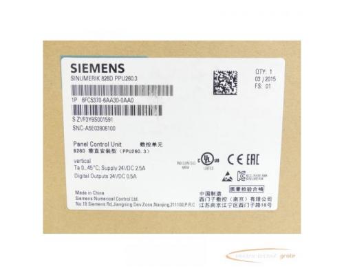 Siemens 6FC5370-6AA30-0AA0 SN:ZVF3Y9S001591 - ungebraucht! - - Bild 4