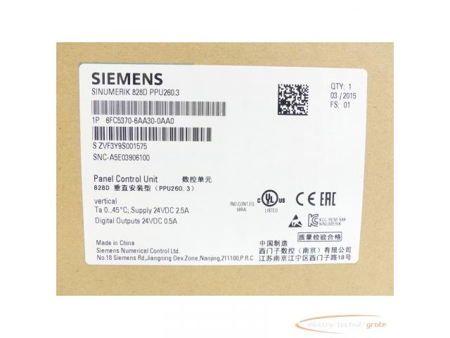Siemens 6FC5370-6AA30-0AA0 SN:ZVF3Y9S001575 - ungebraucht! - - 4