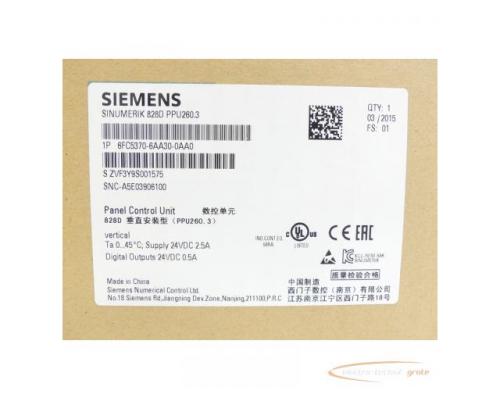 Siemens 6FC5370-6AA30-0AA0 SN:ZVF3Y9S001575 - ungebraucht! - - Bild 4