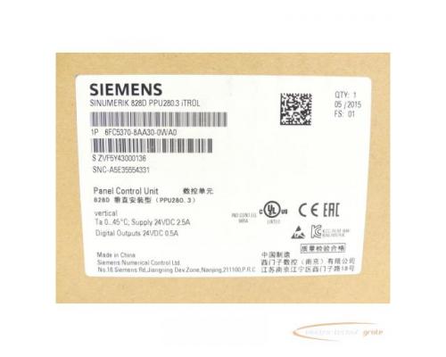 Siemens 6FC5370-8AA30-0WA0 SN:ZVF5Y43000136 - ungebraucht! - - Bild 6