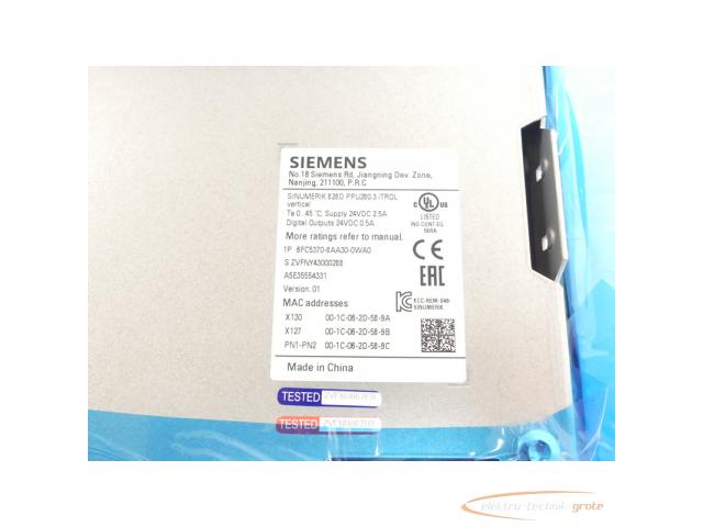 Siemens 6FC5370-8AA30-0WA0 SN:ZVFNY43000288 - ungebraucht! - - 5