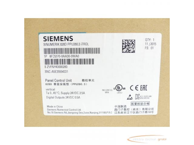 Siemens 6FC5370-8AA30-0WA0 SN:ZVFNY43000280 - ungebraucht! - - 5