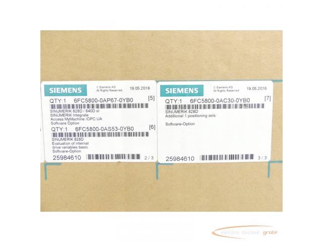 Siemens 6FC5370-8AA30-0WA0 SN:ZVFNY43000277 - ungebraucht! - - 4