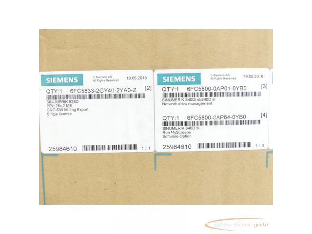 Siemens 6FC5370-8AA30-0WA0 SN:ZVFNY43000291 - ungebraucht! - - 3