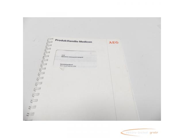 AEG Modicon A120 Benutzerhandbuch - 1