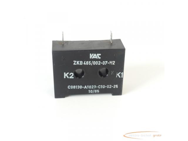 Siemenes VAC C98130-A1023-C10-02-25 Transformer ZKB 465/002-07-N2 - 1