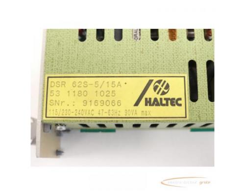HALTEC DSR 62S-5 / 15A Netzteil mit Adapterstecker SN:9169066 - Bild 5