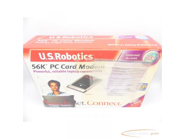 U.S Robotics 56K* OC Card Modem Model: 0756-CB ungebraucht! - 1