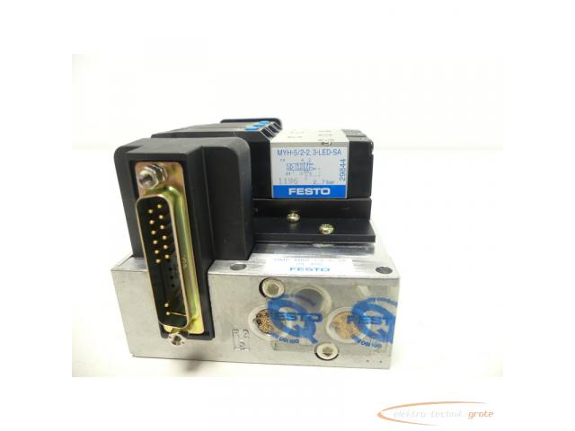 Festo VIMP-MINI-1 / 8-?.-PNP 24VDC Ventilinsel + 3 x MYH-5 / 2-2,3-LED-SA - 4