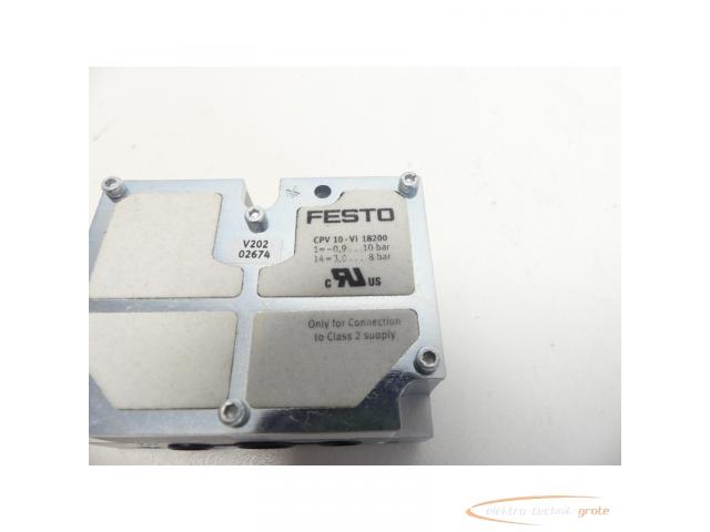 Festo CPV-10-VI-18200 Flächen-Schalldämpfer Endplatte links 188 452 - 4