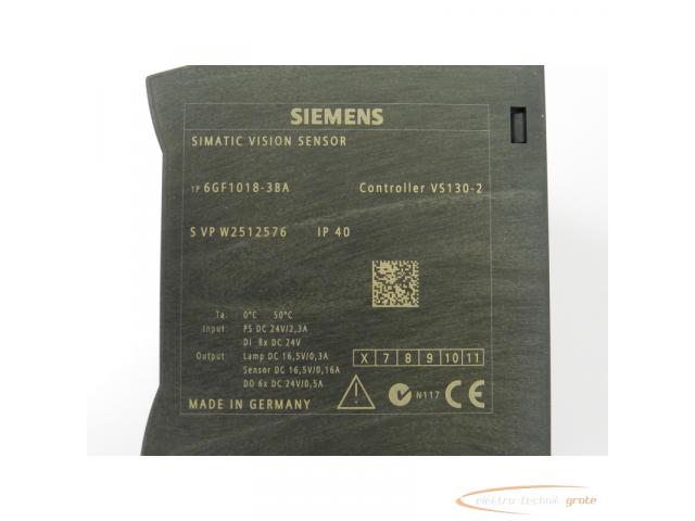 Siemens 6GF1018-3BA Controller SN: VP W2512576 - 2