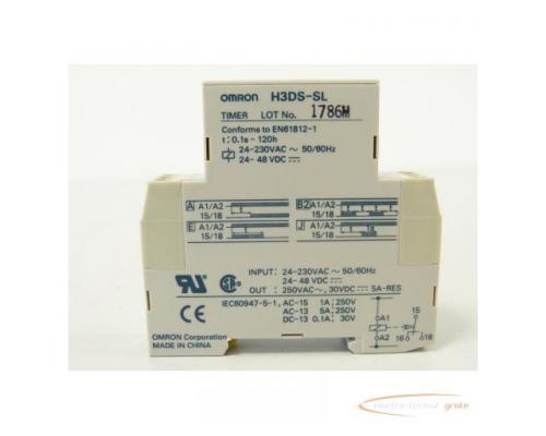 Omron H3DS-SL Zeitrelais 0.1 s - 120 h , 24 - 230 V AC, 24 - 48 V DC / 5 A