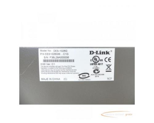 D-Link Mode: DES-1026G Gigabit Switch SN: F38L29A000006 - Bild 4