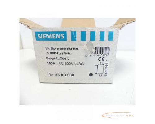 Siemens 3NA3 030 NH-Sicherungseinsätze 100A VPE= 3 Stck. > ungebraucht! - Bild 3