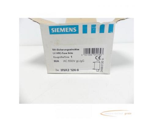 Siemens 3NA3 124-6 NH-Sicherungseinsätze 80A VPE= 3 Stck. > ungebraucht! - Bild 3