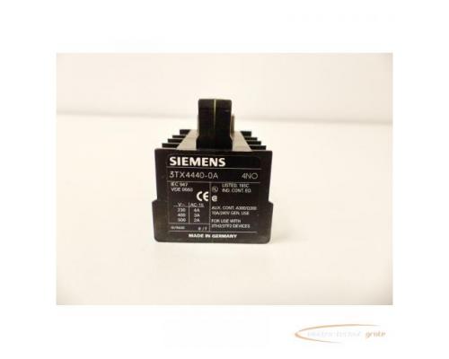 Siemens 3TX4440-0A Hilfsschalterblock/Auxiliary contact block - ungebraucht! - - Bild 2
