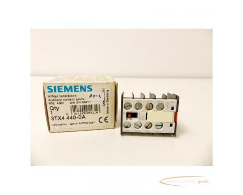 Siemens 3TX4440-0A Hilfsschalterblock/Auxiliary contact block - ungebraucht! - - Bild 5