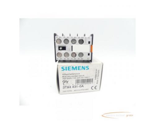 Siemens 3TX4431-0A Hilfsschalterblock ungebraucht! - Bild 1