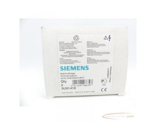 Siemens 3UX1418 Anschlussträger VPE = 2 Stk. ungebraucht! - Bild 2