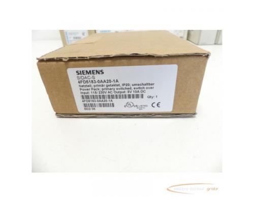 Siemens 4FD5183-0AA20-1A Netzteil, umschaltbar > ungebraucht! - Bild 2