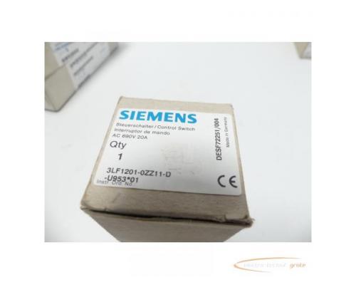 Siemens 3LF1201-0ZZ11-D Steuer-Schalter 20A > ungebraucht! - Bild 5