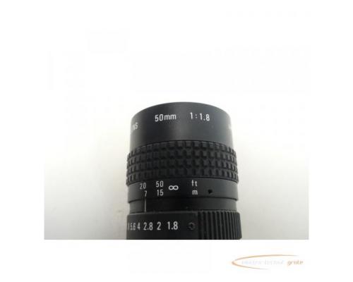 Omron F400-S1 Camera mit Objektiv Cosmicar Television Lens 50mm - Bild 6