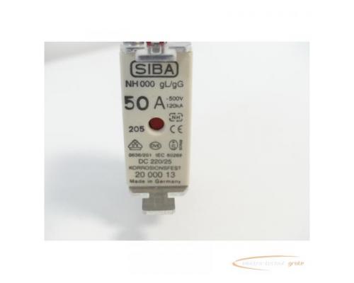 SIBA NH 000 gL/GG Sicherungseinsatz 50A - Bild 2