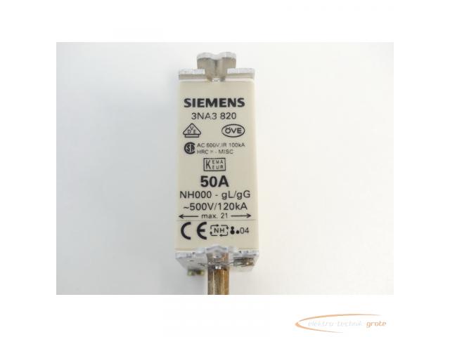 Siemens 3NA3 820 Sicherungseinsatz 50A - 2