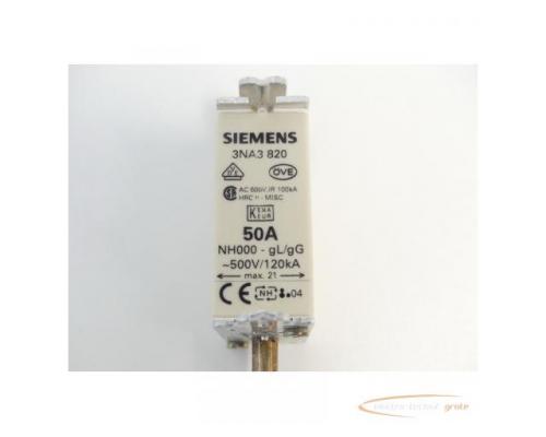 Siemens 3NA3 820 Sicherungseinsatz 50A - Bild 2