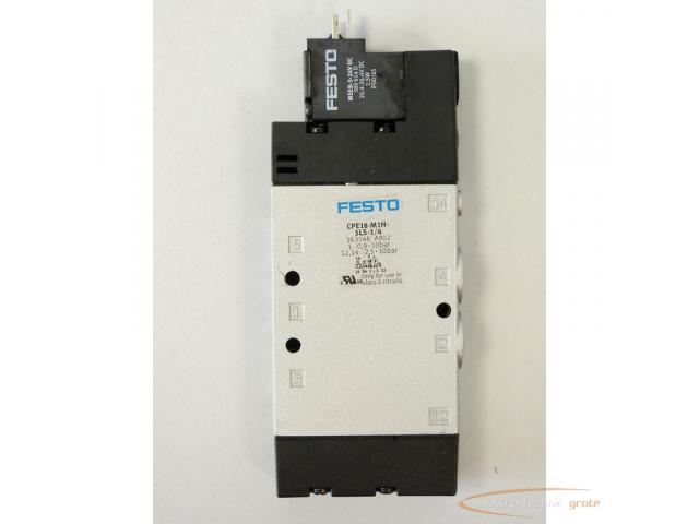 Festo CPE18-M1H-5LS-1/4 Magnetventil 163146 mit MSEB-3-24V DC - 1