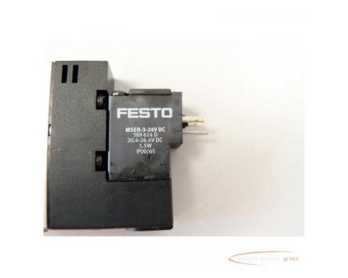 Festo CPE18-M1H-5LS-1/4 Magnetventil 163146 mit MSEB-3-24V DC - Bild 2