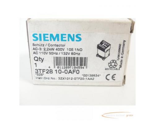 Siemens 3TF2810-0AF0 Schütz E-Stand 05 - ungebraucht! - - Bild 2