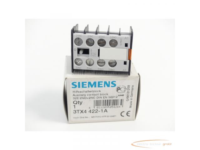 Siemens 3TX4422-1A Hilfsschalterblock - ungebraucht! - - 1